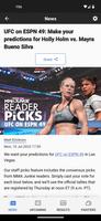 برنامه‌نما MMAjunkie عکس از صفحه