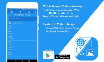 Web Page Capture - Web to Image Converter plakat
