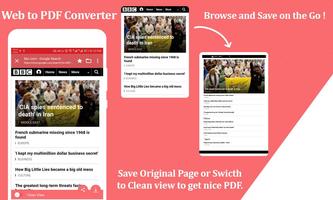 Web to PDF Converter - Html to capture d'écran 1