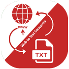 آیکون‌ Web to text Converter : web reader