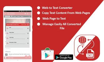 Web to text Converter : web reader capture d'écran 2
