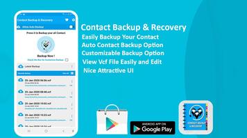 Contact backup: Bluetooth contact transfer restore Affiche