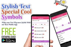 Stylish Text-Special Cool Symb capture d'écran 2