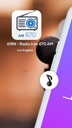 KIRN - Radio Iran 670 AM Los Angeles APK للاندرويد تنزيل