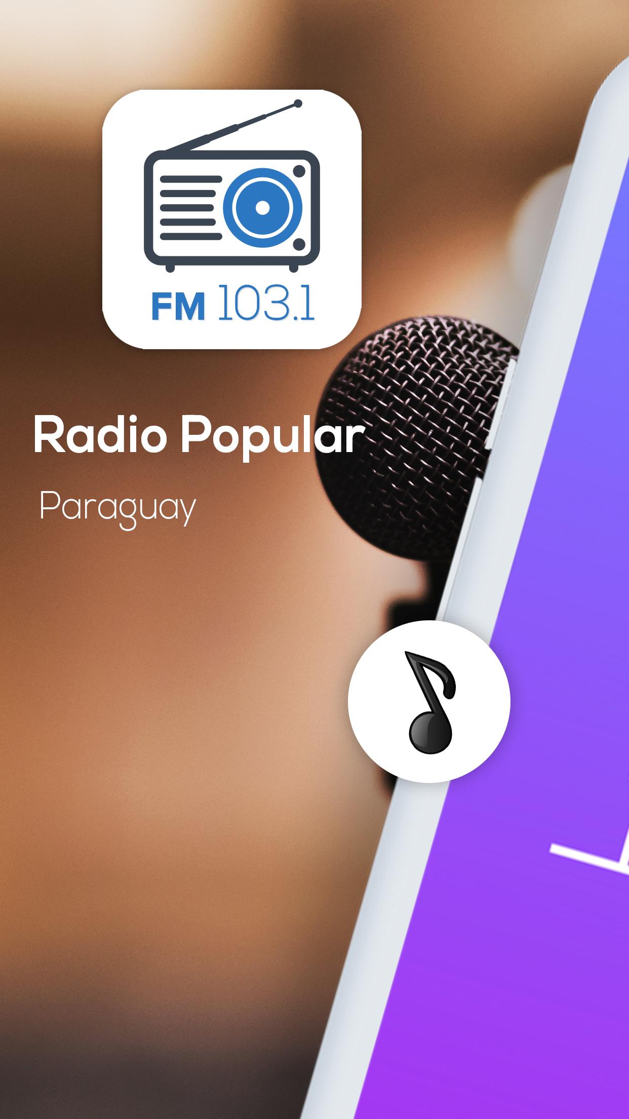 Radio Popular 103.1 Paraguay APK pour Android Télécharger