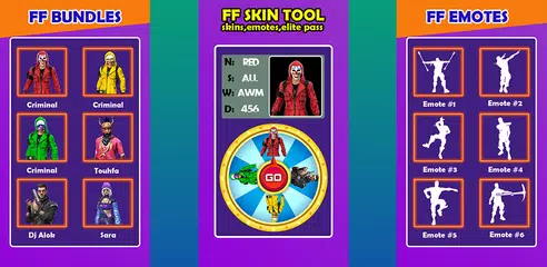 FF Skin Tool - Diamond & pass XAPK Herunterladen