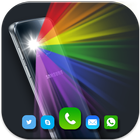 Đèn flash màu trên Cuộc gọi và SMS biểu tượng
