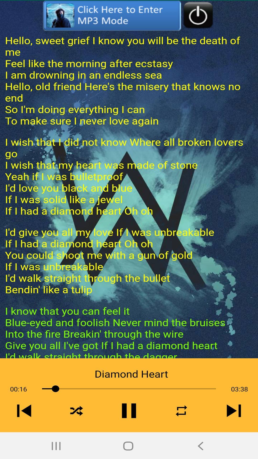 Alan Walker Song plus Lyric APK voor Android Download