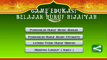 Game Edukasi Belajar Hijaiyah poster