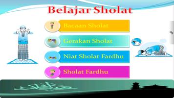 belajar sholat untuk anak plakat