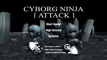 Ninja Cyborg 3D Affiche