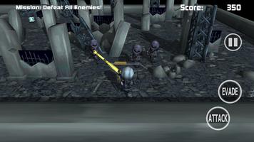 Ninja Cyborg 3D capture d'écran 2