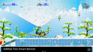 SnowCross Hill Racer captura de pantalla 1