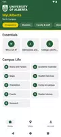 MyUAlberta screenshot 1