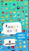 The Emoji Quiz - guess words from emojis keyboard Affiche