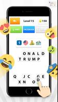 The Emoji Quiz - guess words from emojis keyboard capture d'écran 2