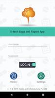 E-Tech Bags and Report App penulis hantaran