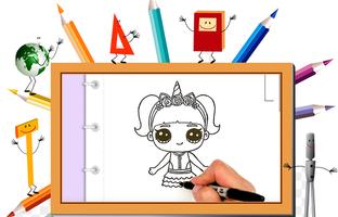 DrawDolls : How to draw cute dolls in steps 2018 Ekran Görüntüsü 3