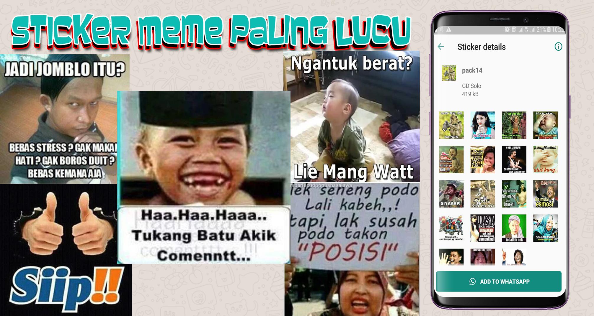 Meme Perang Gambar Stiker Wastickerapp Para Android Apk Baixar