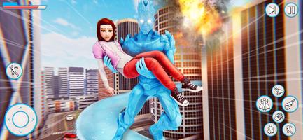 Ice Spider Fighter Crime City اسکرین شاٹ 2