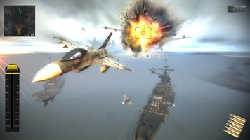 Самолета Истребитель Битва 3D скриншот 1
