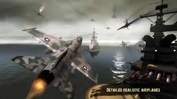Самолета Истребитель Битва 3D скриншот 2