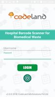 Hospital Barcode Scanner for Biomedical Waste постер