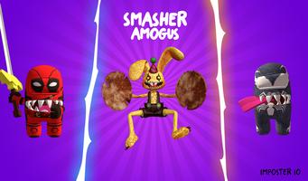 Smasher Amogus - Impostar IO تصوير الشاشة 1