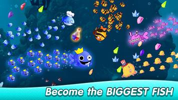 Hungry Fish.io - Frenzy Ocean تصوير الشاشة 1