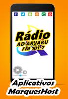 Rádio AD Aruaru FM 101.7 plakat