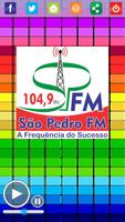 Rádio São Pedro FM 104.9 Plakat