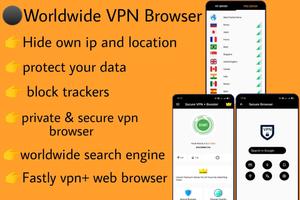 X VPN - Fast And Secure Browser & Unlimited Proxy Affiche