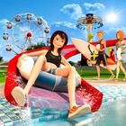 Theme Park3d Water Slide Games icon