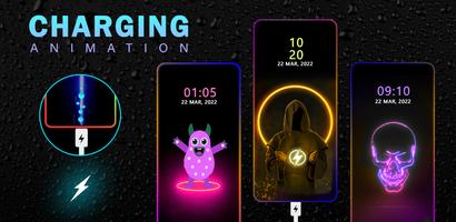 Battery Charging Animation Cartaz