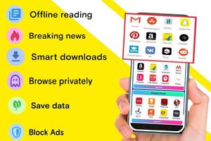 Free Lite Browser App 2020 โปสเตอร์