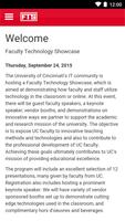 UC Faculty Technology Showcase poster