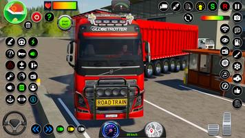 미국 트럭 운전사 트럭 게임 3D 포스터