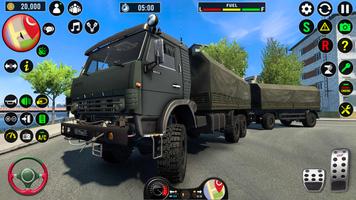 camion cargo armée sim 3d capture d'écran 1