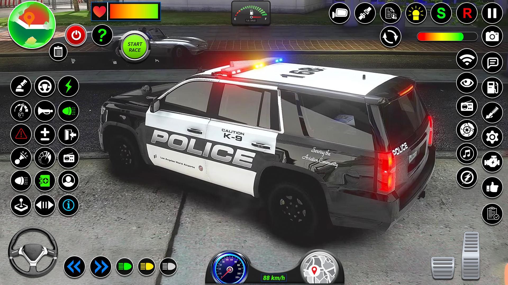 قيادة سيارة الشرطة لعبة 3D APK للاندرويد تنزيل