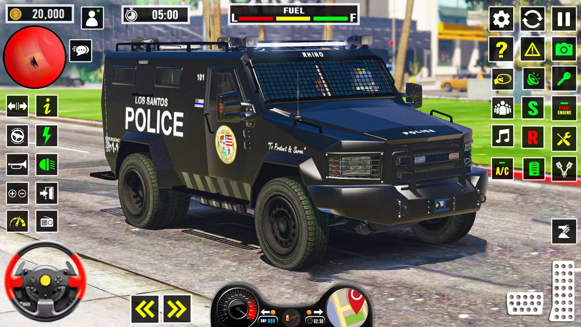 قيادة سيارة الشرطة لعبة 3D APK للاندرويد تنزيل