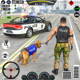 Polizeiauto fahren Spiel 3d