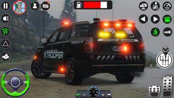 警察の車の運転車のゲーム3d スクリーンショット 1