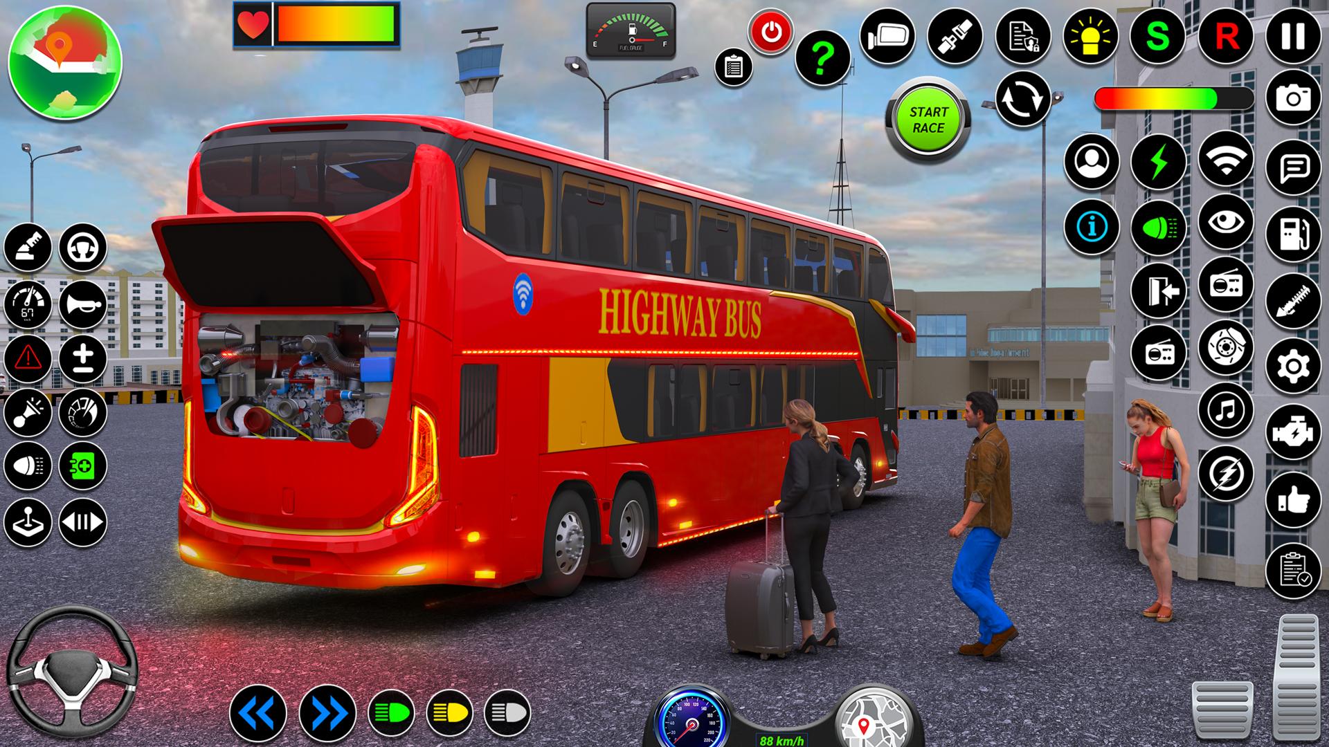 Jogo Simulador de ônibus 3D 2021 online. Jogar gratis