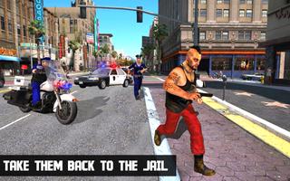 米国の警察と泥棒のバイクチェイス スクリーンショット 1