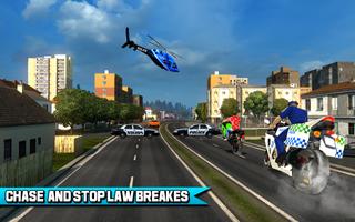 US Police vs Thief Bike Chase 2019 syot layar 2