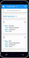 Nama Bayi | A - Z screenshot 1