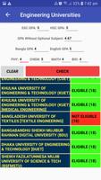 University Eligibility Checker captura de pantalla 2