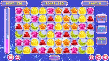 Match 3 - Jelly Candy Switch and match game captura de pantalla 1