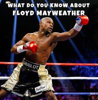 Floyd Mayweather UFC MMA Quiz poster