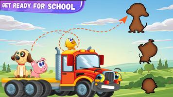 Kindergarten learning game kid plakat